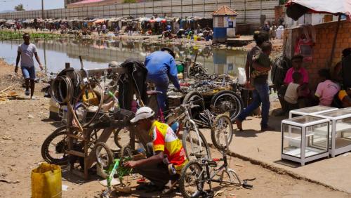 &Eacute;lections &agrave; Madagascar: recensement dans les quartiers populaires